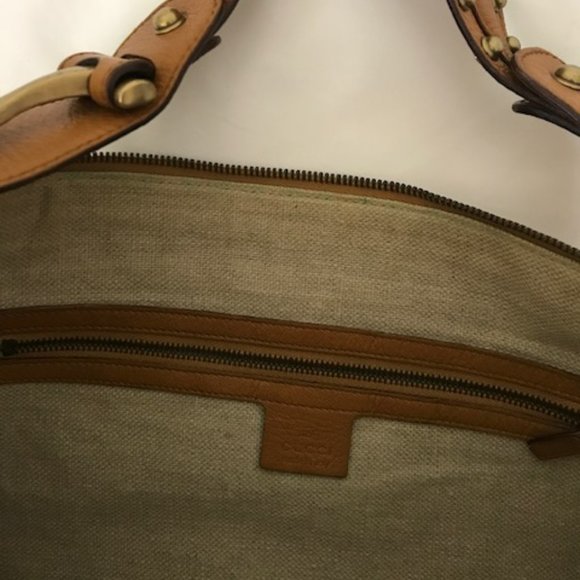 Large Gucci Leather Hobo - Picture 6 of 6